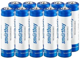 Videx Аккумулятор 14500 3.7V SmartBuy 800 mAh Li-ion, 10 шт. аккумуляторы и батарейки