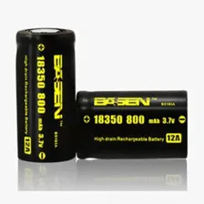 Аккумулятор Li-Ion незащищенный 18350 3.7v 800mAh 12А BASEN