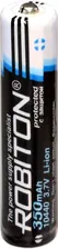 Аккумулятор 10440 3.7V 350 mAh, Li-ion, Robiton, с защитой