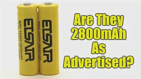 2800мАч?? Тест емкости литий-ионного аккумулятора ETSAIR 14500 AA, 3,7 В с Opus BT-C3100
