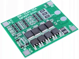 Модуль BMS 3S 25A Li-ion 18650 10.8 V зарядное устройство