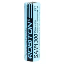 Аккумулятор 18650 18A высокотоковый 3.7 1300 Li-Ion INR SAMSUNG ROBITON SAM1300 без защиты