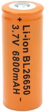 Аккумулятор 26650 3.7V 6800 mAh, Li-ion