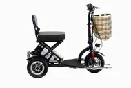 Трехколесный складной электроскутер трицикл OxyVolt HandyTrike Li-ion v.3 (500w 48V 12Ah) 2024 г (черный)