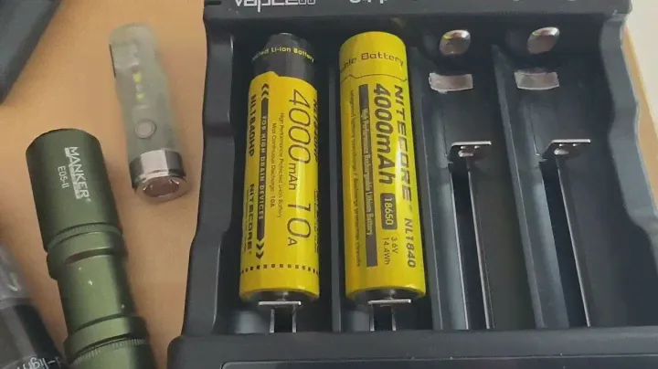 Nitecore die neuen 4000 mAh 18650 Akkus