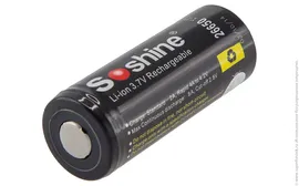 Аккумулятор Soshine 26650 (4200 мАч, Li-ion) защищенный