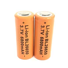 Аккумулятор Li-ion 26650 3.7V 6800 mAh