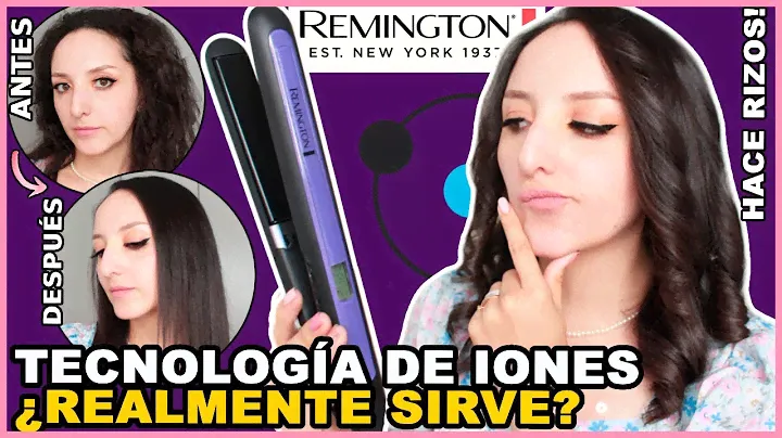 PLANCHA REMINGTON PRO-ION S7710 | PRUEBA EN CABELLO RIZADO | Lau Kudo